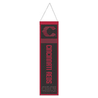 Cincinnati Reds / City Connect Wool Banner 8" x 32"