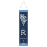 Kansas City Royals / City Connect Wool Banner 8" x 32"