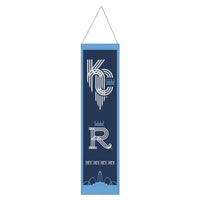 Kansas City Royals / City Connect Wool Banner 8" x 32"
