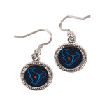Houston Texans Earrings Jewelry Carded Round