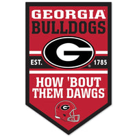Georgia Bulldogs Wood Sign 11" x 17" 1/4" thick