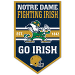 Notre Dame Fighting Irish Wood Sign 11" x 17" 1/4" thick