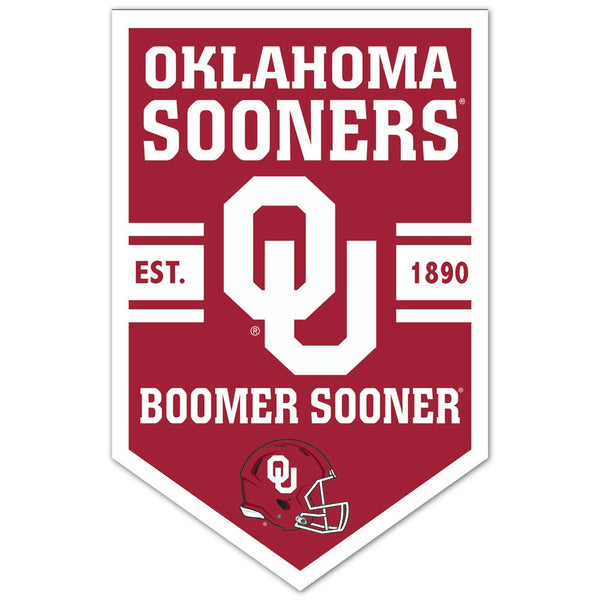 Oklahoma Sooners Wood Sign 11" x 17" 1/4" thick