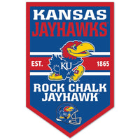 Kansas Jayhawks Wood Sign 11" x 17" 1/4" thick