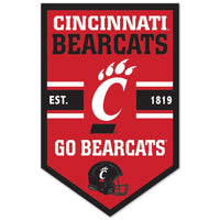 Cincinnati Bearcats Wood Sign 11" x 17" 1/4" thick