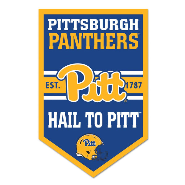 Pittsburgh Panthers Wood Sign 11" x 17" 1/4" thick