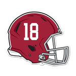 Alabama Crimson Tide Wood Sign Helmet