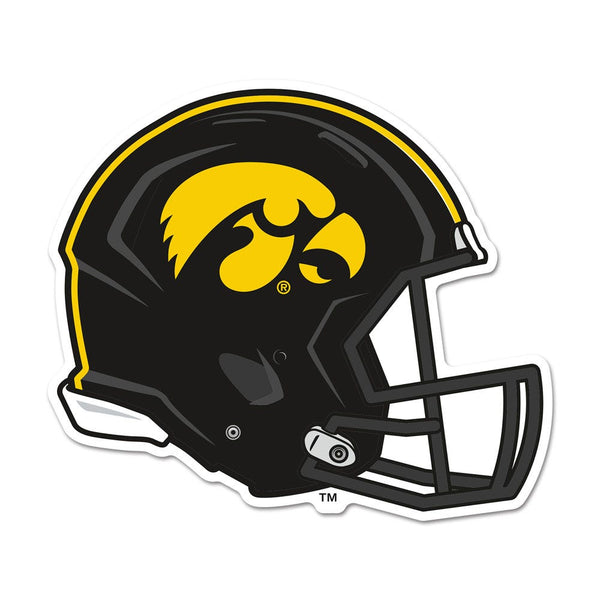 Iowa Hawkeyes Wood Sign Helmet