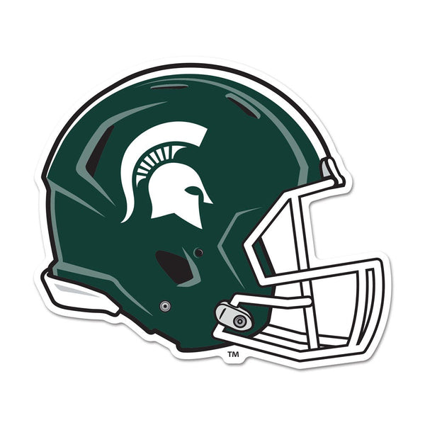 Michigan State Spartans Wood Sign Helmet
