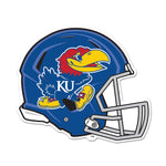 Kansas Jayhawks Wood Sign Helmet