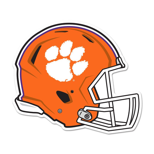 Clemson Tigers Wood Sign Helmet