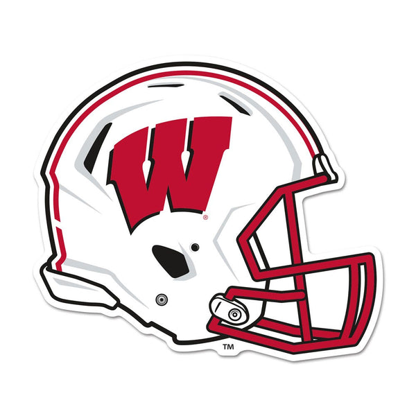 Wisconsin Badgers Wood Sign Helmet
