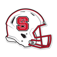 NC State Wolfpack Wood Sign Helmet