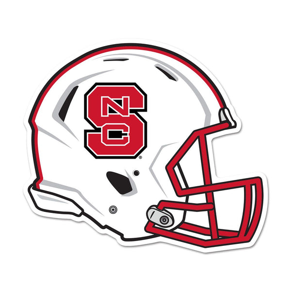 NC State Wolfpack Wood Sign Helmet