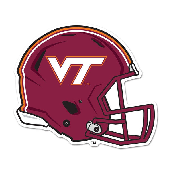 Virginia Tech Hokies Wood Sign Helmet