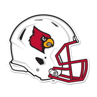 Louisville Cardinals Wood Sign Helmet