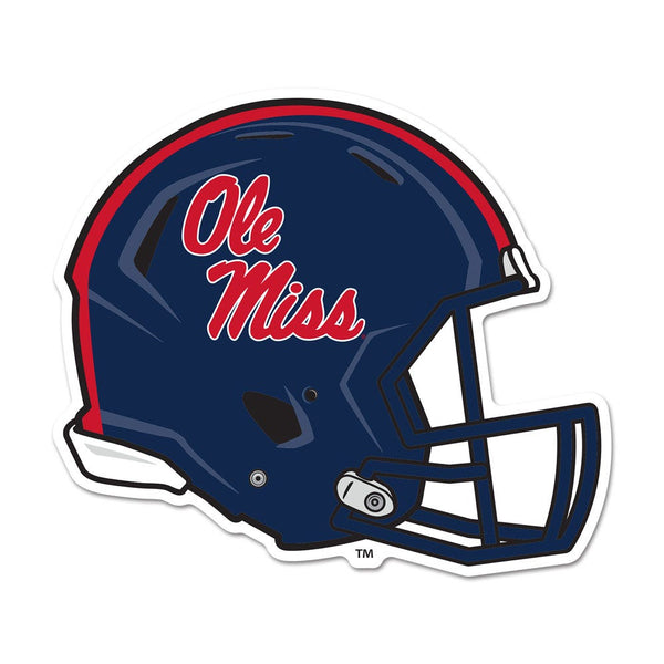 Ole Miss Rebels Wood Sign Helmet