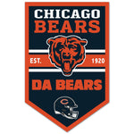 Chicago Bears Chevron Wood Sign 11" x 17" 1/4" thick