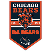Chicago Bears Chevron Wood Sign 11" x 17" 1/4" thick