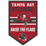 Tampa Bay Buccaneers Chevron Wood Sign 11" x 17" 1/4" thick