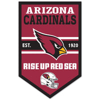 Arizona Cardinals Chevron Wood Sign 11" x 17" 1/4" thick