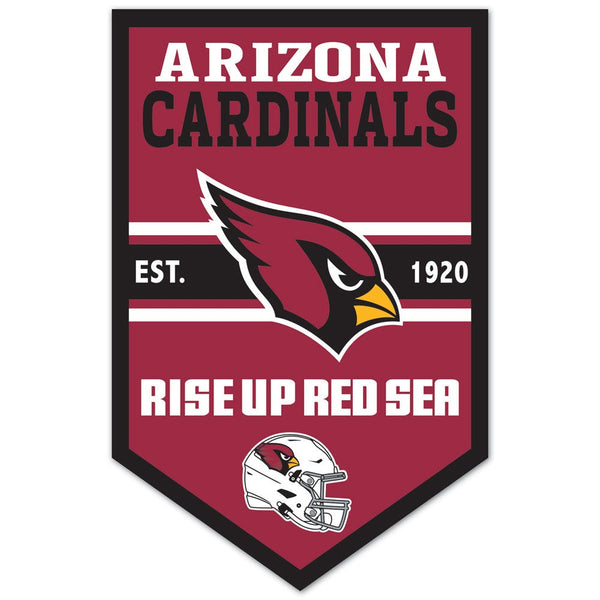 Arizona Cardinals Chevron Wood Sign 11" x 17" 1/4" thick