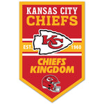 Kansas City Chiefs Chevron Wood Sign 11" x 17" 1/4" thick