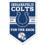Indianapolis Colts Chevron Wood Sign 11" x 17" 1/4" thick