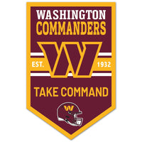 Washington Commanders Chevron Wood Sign 11" x 17" 1/4" thick