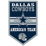 Dallas Cowboys Chevron Wood Sign 11" x 17" 1/4" thick