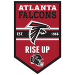 Atlanta Falcons Chevron Wood Sign 11" x 17" 1/4" thick