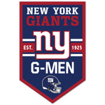 New York Giants Chevron Wood Sign 11" x 17" 1/4" thick