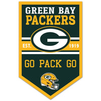 Green Bay Packers Chevron Wood Sign 11" x 17" 1/4" thick