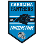 Carolina Panthers Chevron Wood Sign 11" x 17" 1/4" thick