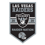Las Vegas Raiders Chevron Wood Sign 11" x 17" 1/4" thick