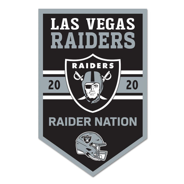 Las Vegas Raiders Chevron Wood Sign 11" x 17" 1/4" thick