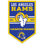 Los Angeles Rams Chevron Wood Sign 11" x 17" 1/4" thick