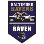Baltimore Ravens Chevron Wood Sign 11" x 17" 1/4" thick
