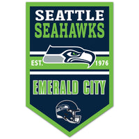 Seattle Seahawks Chevron Wood Sign 11" x 17" 1/4" thick