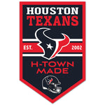 Houston Texans Chevron Wood Sign 11" x 17" 1/4" thick