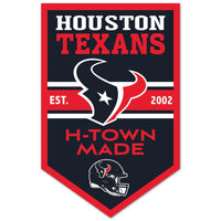 Houston Texans Chevron Wood Sign 11" x 17" 1/4" thick