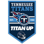 Tennessee Titans Chevron Wood Sign 11" x 17" 1/4" thick