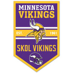 Minnesota Vikings Chevron Wood Sign 11" x 17" 1/4" thick