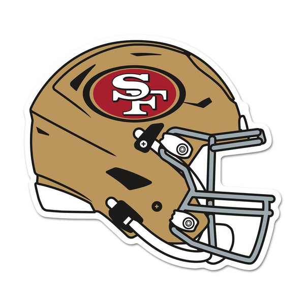 San Francisco 49ers Wood Sign Helmet
