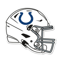 Indianapolis Colts Wood Sign Helmet
