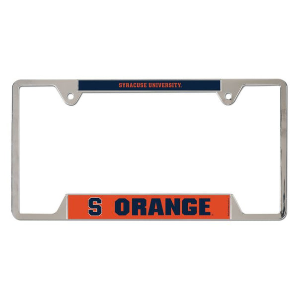 Wholesale-Syracuse Orange Metal License Plate Frame