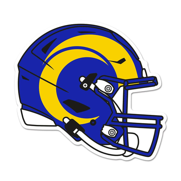 Los Angeles Rams Wood Sign Helmet
