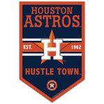 Houston Astros Wood Sign 11" x 17" 1/4" thick
