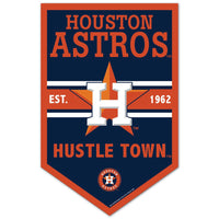 Houston Astros Wood Sign 11" x 17" 1/4" thick