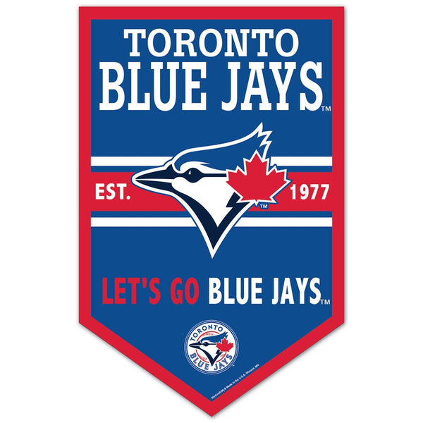 Toronto Blue Jays Wood Sign 11" x 17" 1/4" thick